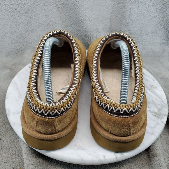 UGG Shoes Womens Size 9 Brown Suede Tasman Chestnut Slip On Clogs *Read* - Picture 5 of 11